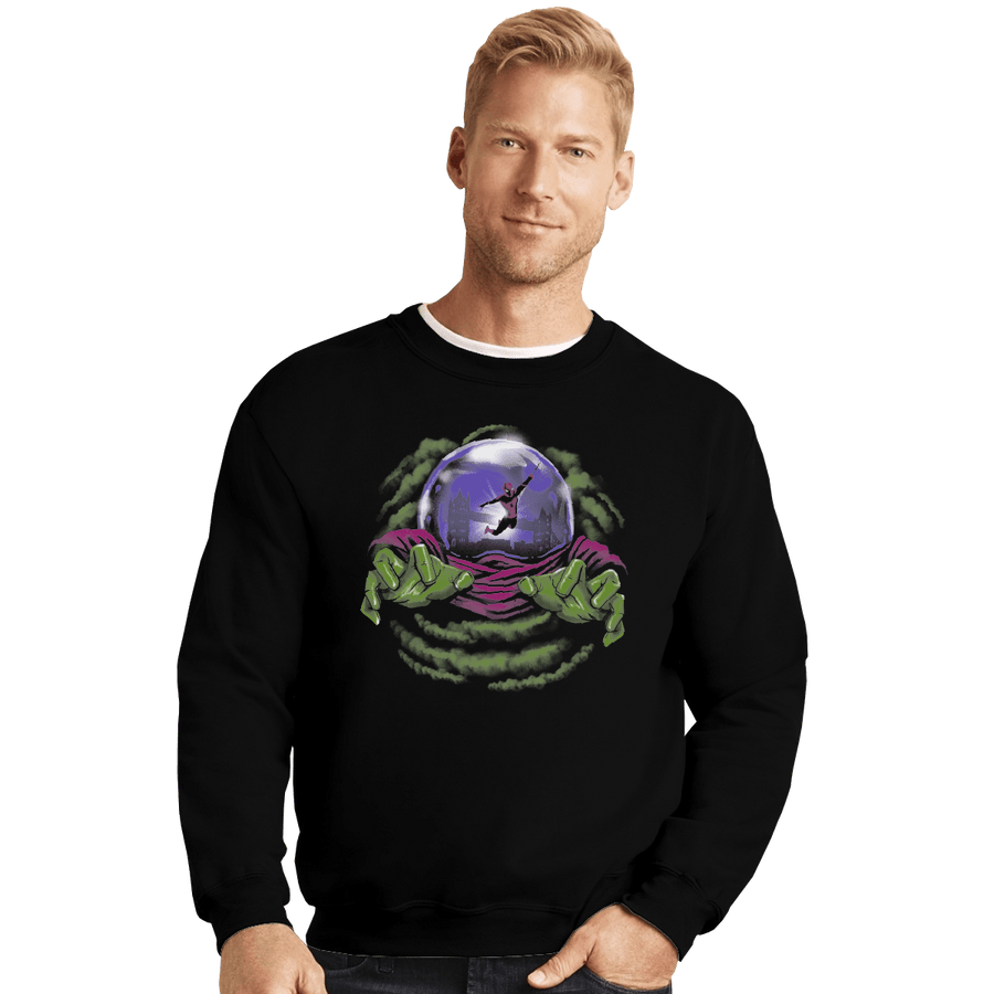 Shirts Crewneck Sweater, Unisex / Small / Black Mysterious Foe