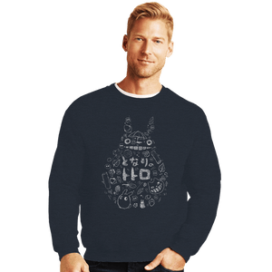 Shirts Crewneck Sweater, Unisex / Small / Dark Heather Neighbor Shape