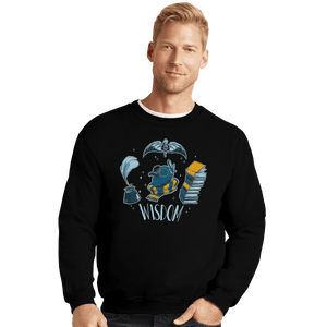 Shirts Crewneck Sweater, Unisex / Small / Black Wisdom