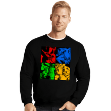 Load image into Gallery viewer, Daily_Deal_Shirts Crewneck Sweater, Unisex / Small / Black Retro TANK!
