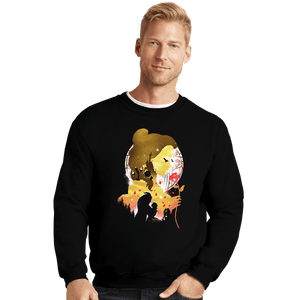 Daily_Deal_Shirts Crewneck Sweater, Unisex / Small / Black Belle Shadow
