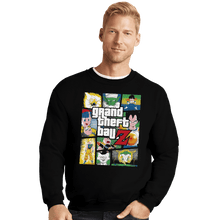 Load image into Gallery viewer, Shirts Crewneck Sweater, Unisex / Small / Black Grand Theft Ball Z
