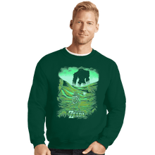 Load image into Gallery viewer, Shirts Crewneck Sweater, Unisex / Small / Forest Shadow Of Zelda
