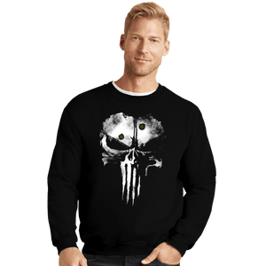 Shirts Crewneck Sweater, Unisex / Small / Black Punisher