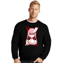 Load image into Gallery viewer, Shirts Crewneck Sweater, Unisex / Small / Black Franxx
