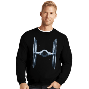 Shirts Crewneck Sweater, Unisex / Small / Black Pixel Fighter