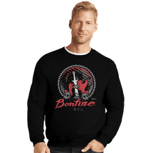 Load image into Gallery viewer, Shirts Crewneck Sweater, Unisex / Small / Black Bonfire Moonlight

