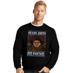 Shirts Crewneck Sweater, Unisex / Small / Black Bears, Beets, Belsnickel