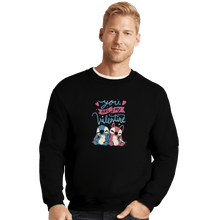 Load image into Gallery viewer, Shirts Crewneck Sweater, Unisex / Small / Black You Are My Valentine
