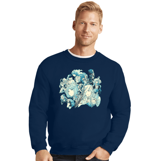 Shirts Crewneck Sweater, Unisex / Small / Navy Protect The Future