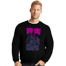 Load image into Gallery viewer, Sold_Out_Shirts Crewneck Sweater, Unisex / Small / Black Daft Cyberpunk
