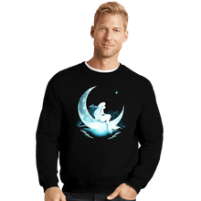 Load image into Gallery viewer, Daily_Deal_Shirts Crewneck Sweater, Unisex / Small / Black Mermaid Dream
