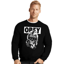 Load image into Gallery viewer, Shirts Crewneck Sweater, Unisex / Small / Black They Obey
