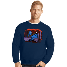 Load image into Gallery viewer, Daily_Deal_Shirts Crewneck Sweater, Unisex / Small / Navy Cookie Hell
