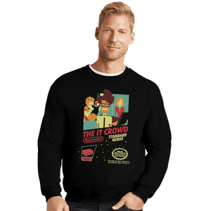 Shirts Crewneck Sweater, Unisex / Small / Black Standard Nerds NES