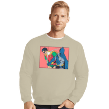 Load image into Gallery viewer, Daily_Deal_Shirts Crewneck Sweater, Unisex / Small / Sand Everybody Hates Robin
