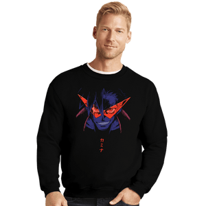 Daily_Deal_Shirts Crewneck Sweater, Unisex / Small / Black Dai- Gurren Kamina