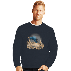 Daily_Deal_Shirts Crewneck Sweater, Unisex / Small / Dark Heather Cookies
