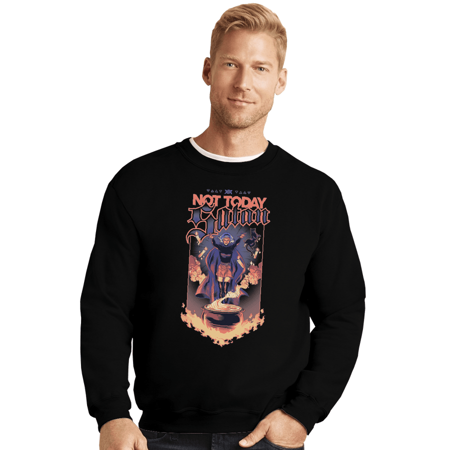 Shirts Crewneck Sweater, Unisex / Small / Black Not Today Sabrina