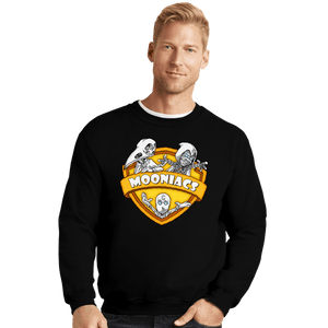 Secret_Shirts Crewneck Sweater, Unisex / Small / Black Mooniacs