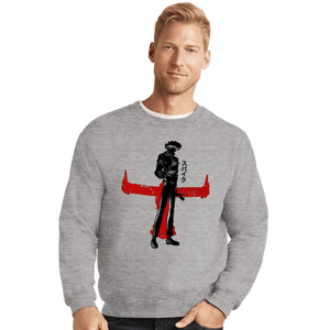Shirts Crewneck Sweater, Unisex / Small / Sports Grey Crimson Cowboy