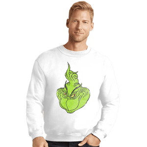 Shirts Crewneck Sweater, Unisex / Small / White FU Grinch