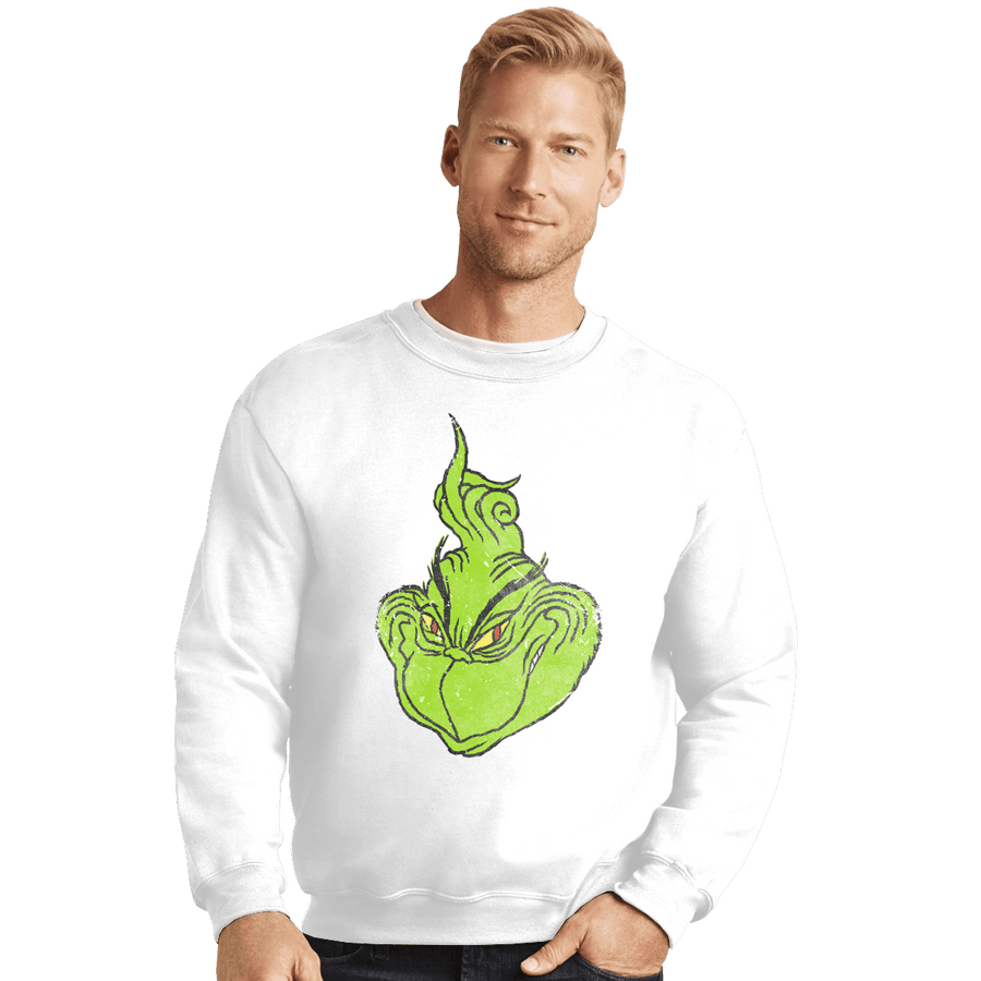 Shirts Crewneck Sweater, Unisex / Small / White FU Grinch