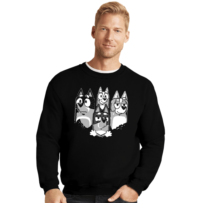 Daily_Deal_Shirts Crewneck Sweater, Unisex / Small / Black Bluemian Rhapsody