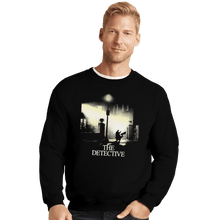 Load image into Gallery viewer, Shirts Crewneck Sweater, Unisex / Small / Black The Detective
