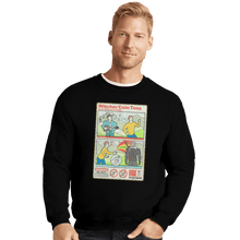 Load image into Gallery viewer, Shirts Crewneck Sweater, Unisex / Small / Black Witcher Coin Toss
