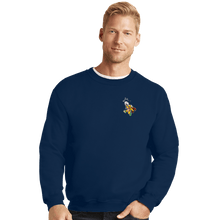 Load image into Gallery viewer, Secret_Shirts Crewneck Sweater, Unisex / Small / Navy Mjolnir Bros
