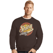 Load image into Gallery viewer, Shirts Crewneck Sweater, Unisex / Small / Dark Chocolate Shiny
