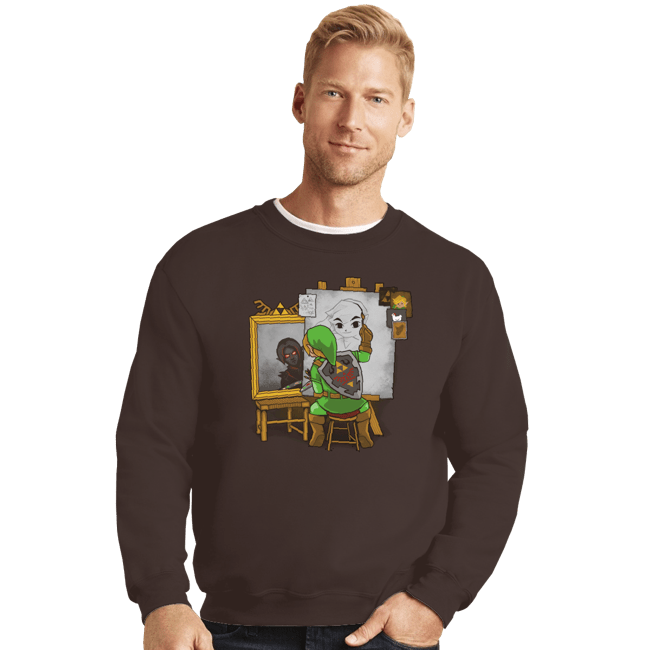 Shirts Crewneck Sweater, Unisex / Small / Dark Chocolate Heroic Self Portrait