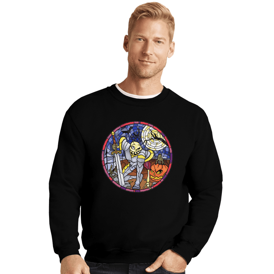 Shirts Crewneck Sweater, Unisex / Small / Black Medievil