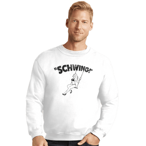 Shirts Crewneck Sweater, Unisex / Small / White Schwing