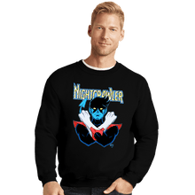 Load image into Gallery viewer, Daily_Deal_Shirts Crewneck Sweater, Unisex / Small / Black Nightcrawler 97
