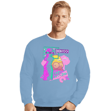 Load image into Gallery viewer, Shirts Crewneck Sweater, Unisex / Small / Powder Blue Vapor De Milo
