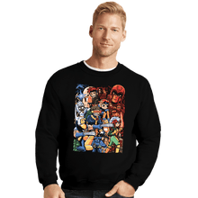 Load image into Gallery viewer, Daily_Deal_Shirts Crewneck Sweater, Unisex / Small / Black Mutant Pilgrim
