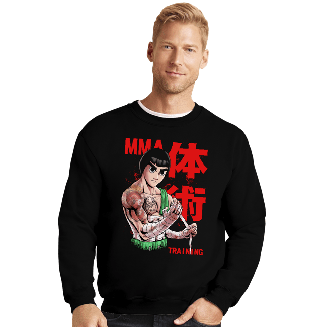 Secret_Shirts Crewneck Sweater, Unisex / Small / Black Rock Lee