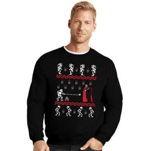 Shirts Crewneck Sweater, Unisex / Small / Black Christmasvania
