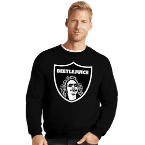 Daily_Deal_Shirts Crewneck Sweater, Unisex / Small / Black Beetlejuicers