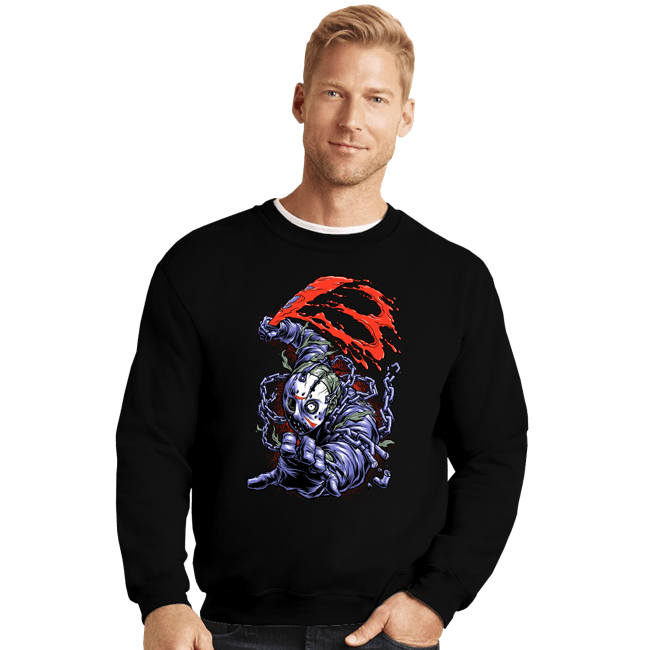 Secret_Shirts Crewneck Sweater, Unisex / Small / Black Bloody 13th