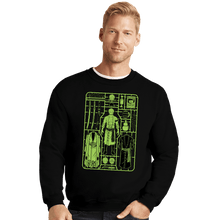 Load image into Gallery viewer, Daily_Deal_Shirts Crewneck Sweater, Unisex / Small / Black Zoro Model Sprue
