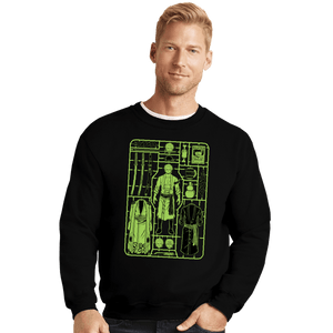 Daily_Deal_Shirts Crewneck Sweater, Unisex / Small / Black Zoro Model Sprue