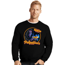 Load image into Gallery viewer, Daily_Deal_Shirts Crewneck Sweater, Unisex / Small / Black Palpatino&#39;s Pizzeria
