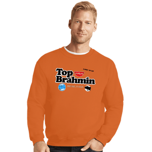 Daily_Deal_Shirts Crewneck Sweater, Unisex / Small / Red Top Brahmin