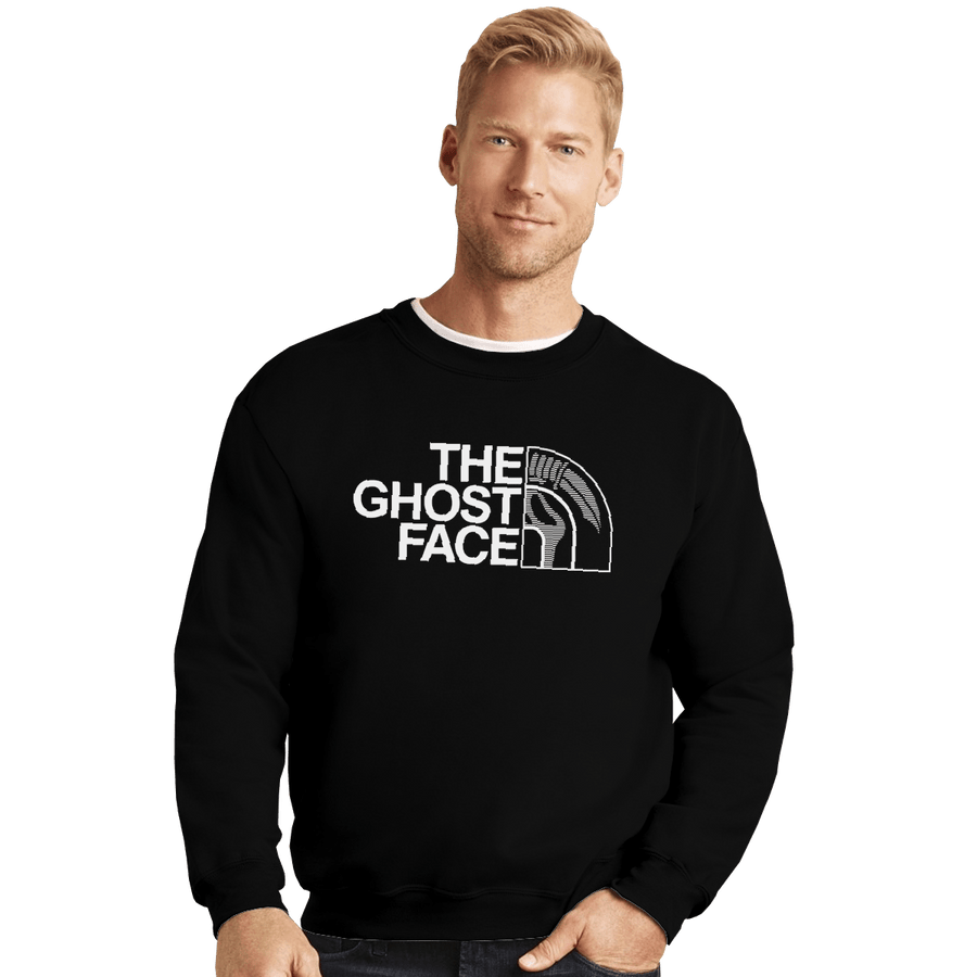 Shirts Crewneck Sweater, Unisex / Small / Black The Ghost Face