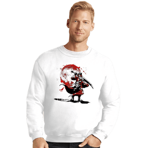 Shirts Crewneck Sweater, Unisex / Small / White Final Samurai
