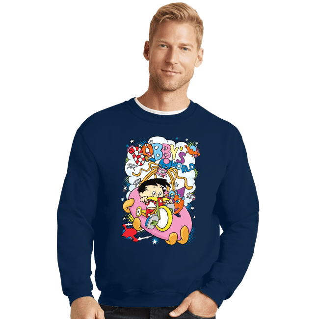 Secret_Shirts Crewneck Sweater, Unisex / Small / Navy Bobby's World