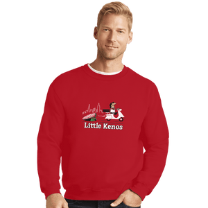 Shirts Crewneck Sweater, Unisex / Small / Red Little Kenos